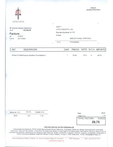 FACTURA 12937