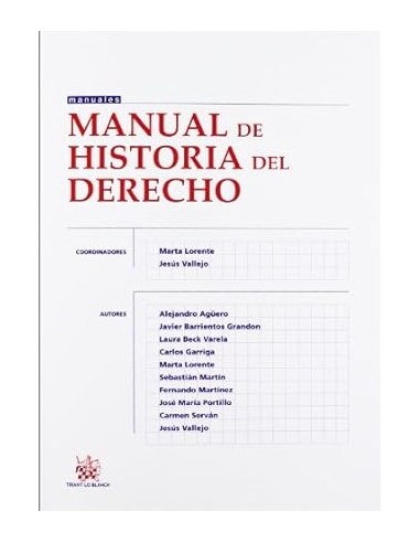 Manual de Historia del Derecho